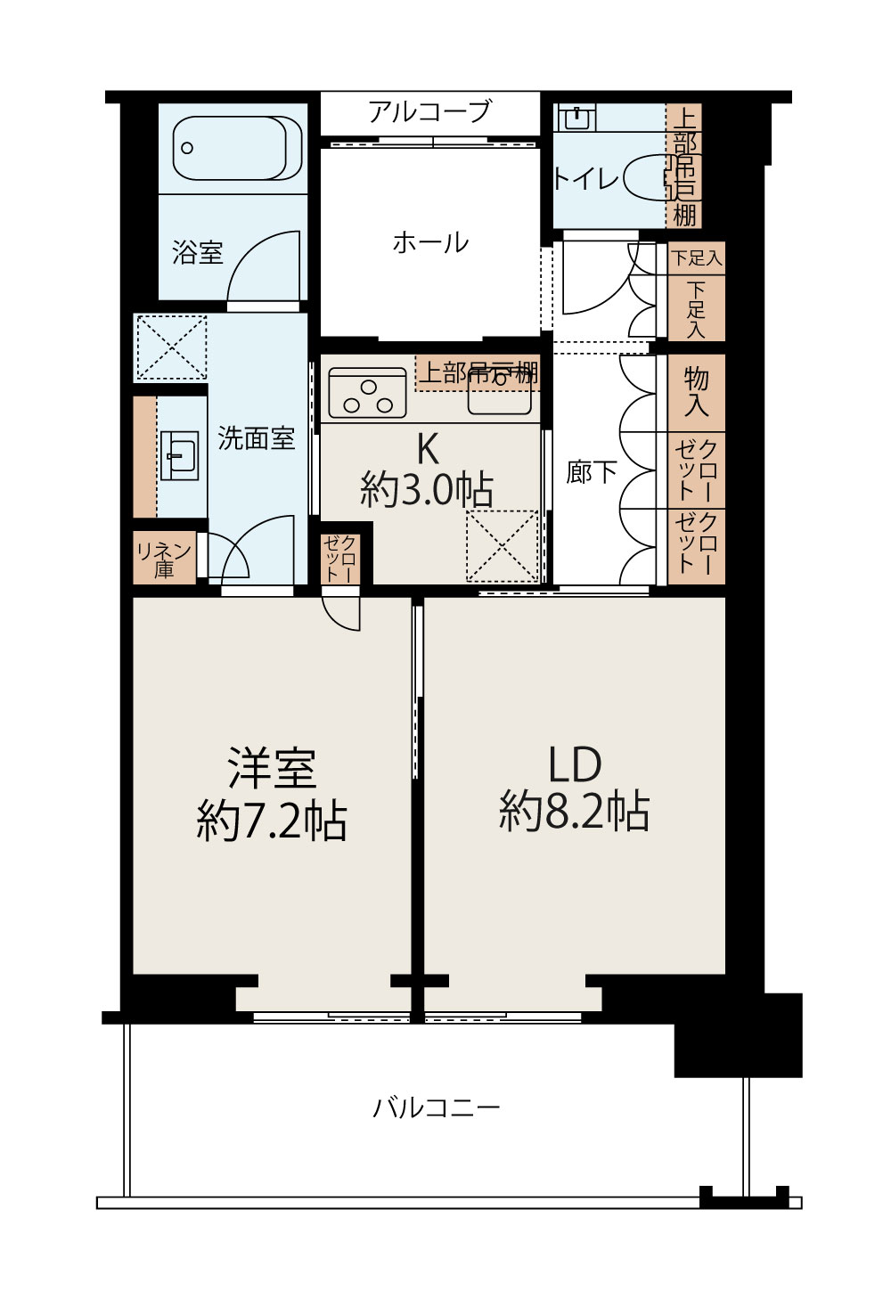 GRAND GREEN OSAKA THE NORTH RESIDENCE 間取り図1