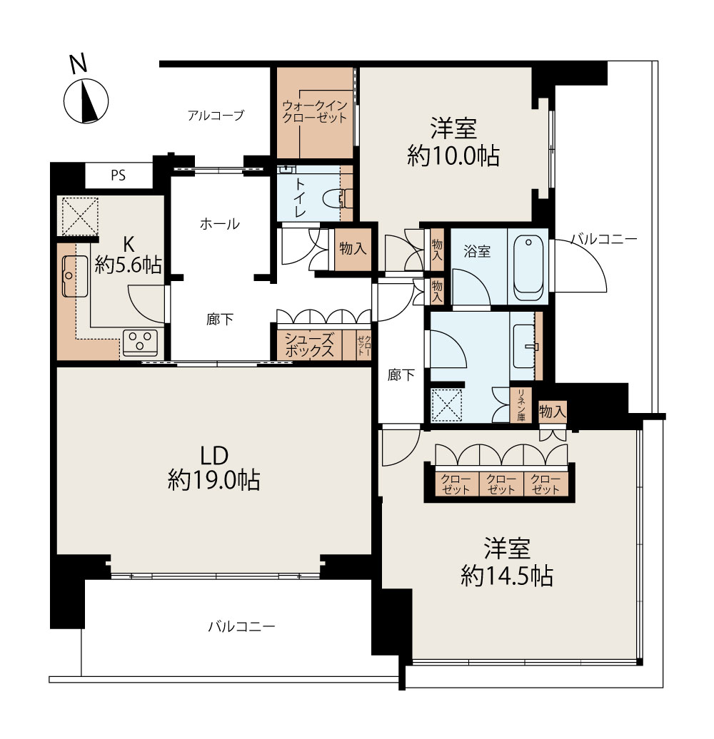 GRAND GREEN OSAKA THE NORTH RESIDENCE 間取り図1