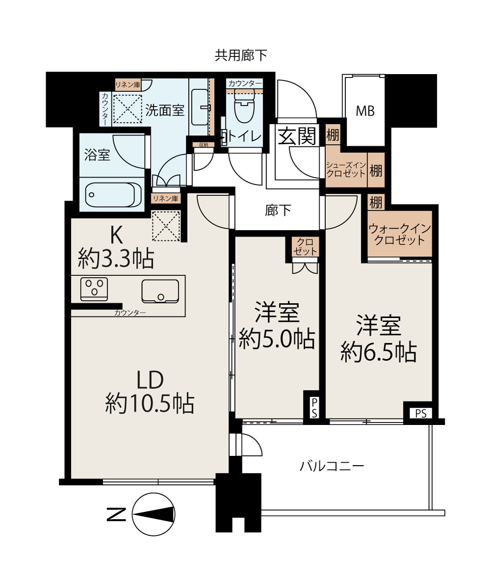 梅田ガーデンレジデンス 間取り図1
