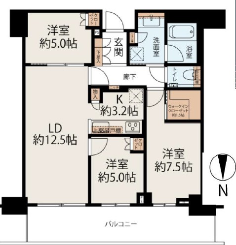 グランドメゾン新梅田タワー THE CLUB RESIDENCE 間取り図1